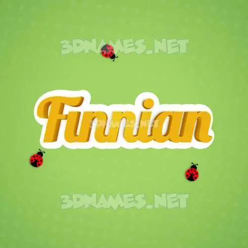 finnian in Ladybugs style - 3D name wallpaper finnian in Ladybugs style - 3D name wallpaper