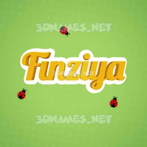 finziya in Ladybugs style - 3D name wallpaper finziya in Ladybugs style - 3D name wallpaper