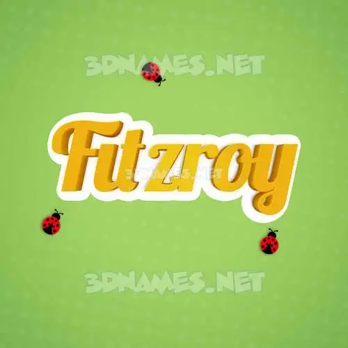 fitzroy in Ladybugs style - 3D name wallpaper fitzroy in Ladybugs style - 3D name wallpaper