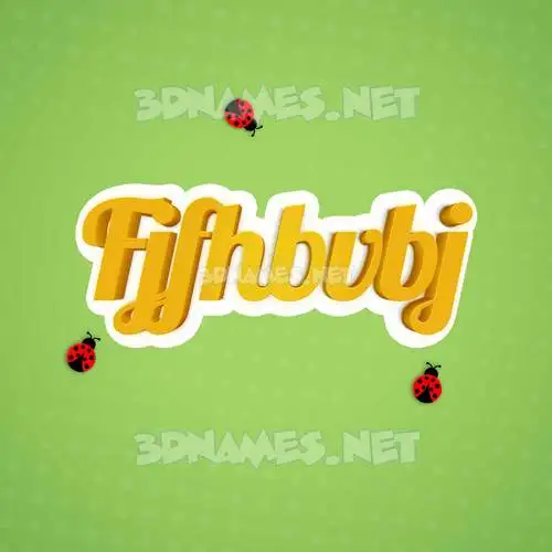 fjfhbvbj in Ladybugs style - 3D name wallpaper fjfhbvbj in Ladybugs style - 3D name wallpaper