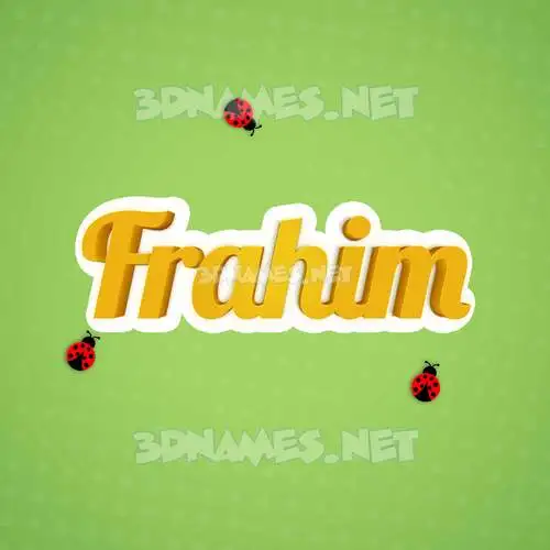 frahim in Ladybugs style - 3D name wallpaper frahim in Ladybugs style - 3D name wallpaper