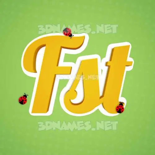 fst in Ladybugs style - 3D name wallpaper fst in Ladybugs style - 3D name wallpaper