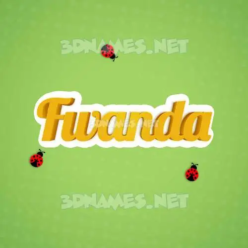 fwanda in Ladybugs style - 3D name wallpaper fwanda in Ladybugs style - 3D name wallpaper