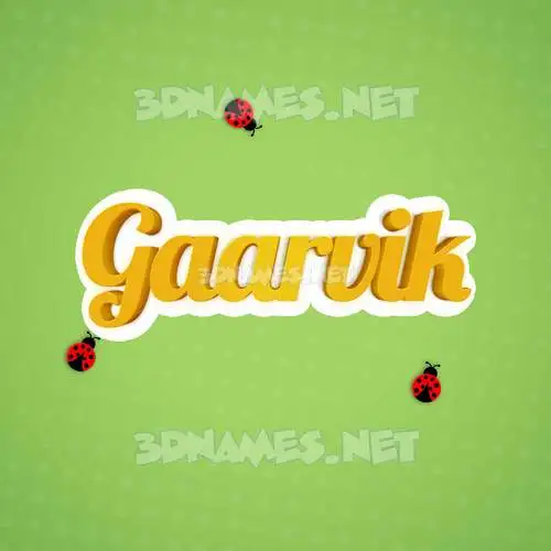 gaarvik in Ladybugs style - 3D name wallpaper gaarvik in Ladybugs style - 3D name wallpaper