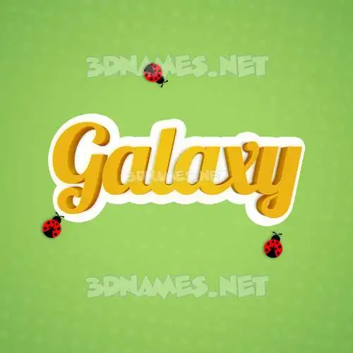 galaxy in Ladybugs style - 3D name wallpaper galaxy in Ladybugs style - 3D name wallpaper