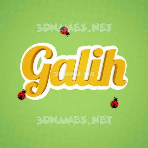 galih in Ladybugs style - 3D name wallpaper galih in Ladybugs style - 3D name wallpaper