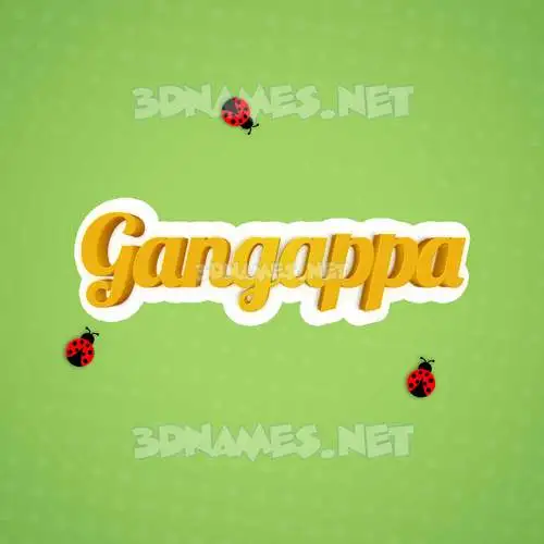 gangappa in Ladybugs style - 3D name wallpaper gangappa in Ladybugs style - 3D name wallpaper