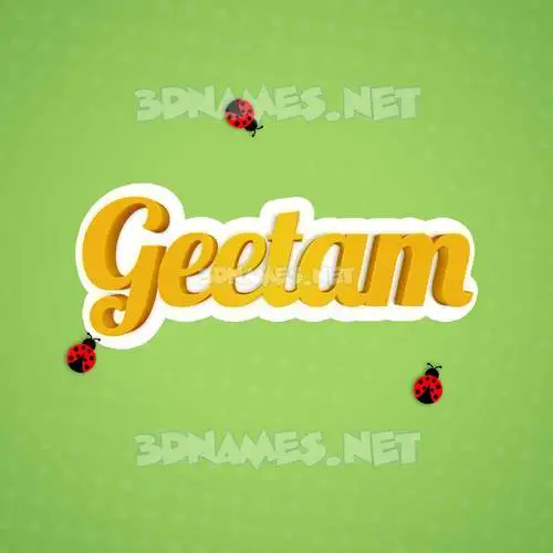 geetam in Ladybugs style - 3D name wallpaper geetam in Ladybugs style - 3D name wallpaper