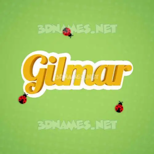 gilmar in Ladybugs style - 3D name wallpaper gilmar in Ladybugs style - 3D name wallpaper