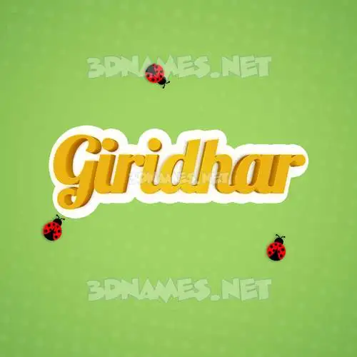 giridhar in Ladybugs style - 3D name wallpaper giridhar in Ladybugs style - 3D name wallpaper
