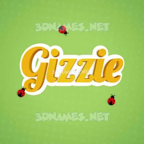gizzie in Ladybugs style - 3D name wallpaper gizzie in Ladybugs style - 3D name wallpaper