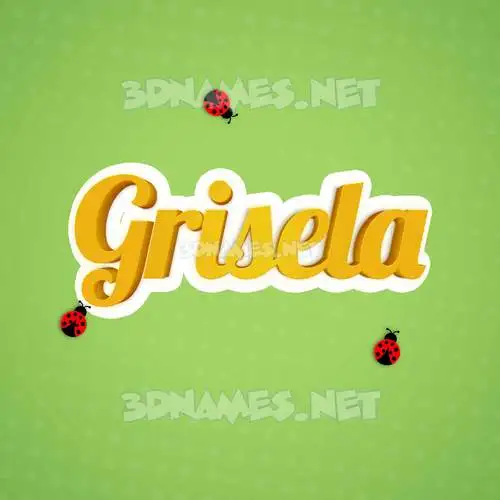 grisela in Ladybugs style - 3D name wallpaper grisela in Ladybugs style - 3D name wallpaper