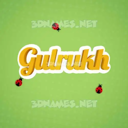 gulrukh in Ladybugs style - 3D name wallpaper gulrukh in Ladybugs style - 3D name wallpaper