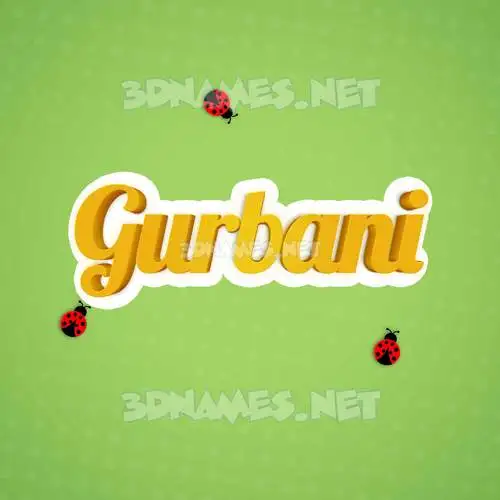 gurbani in Ladybugs style - 3D name wallpaper gurbani in Ladybugs style - 3D name wallpaper