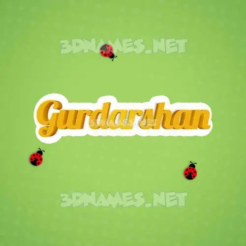 gurdarshan in Ladybugs style - 3D name wallpaper gurdarshan in Ladybugs style - 3D name wallpaper