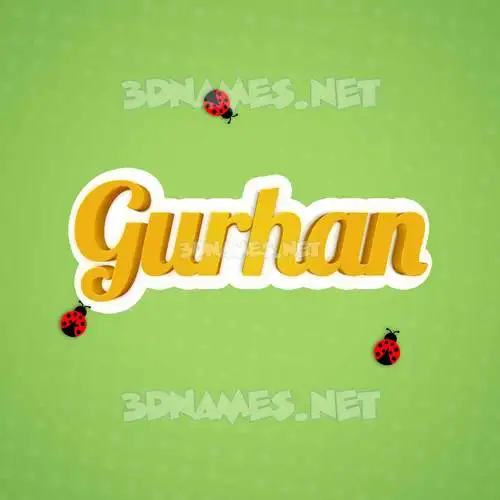 gurhan in Ladybugs style - 3D name wallpaper gurhan in Ladybugs style - 3D name wallpaper