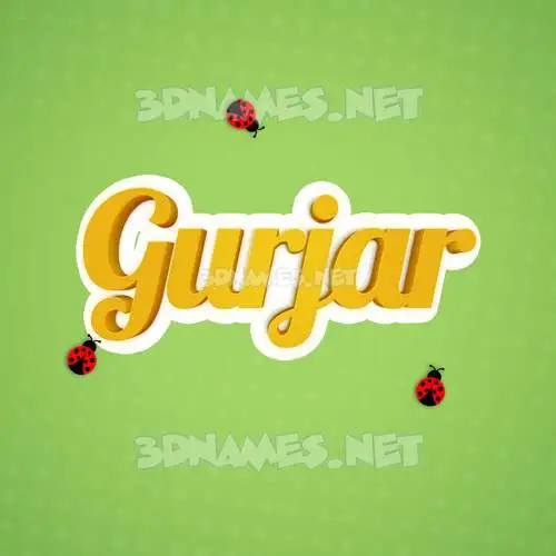 gurjar in Ladybugs style - 3D name wallpaper gurjar in Ladybugs style - 3D name wallpaper
