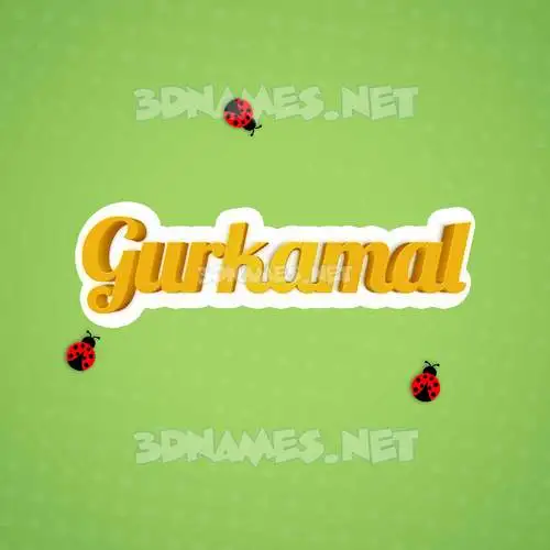 gurkamal in Ladybugs style - 3D name wallpaper gurkamal in Ladybugs style - 3D name wallpaper