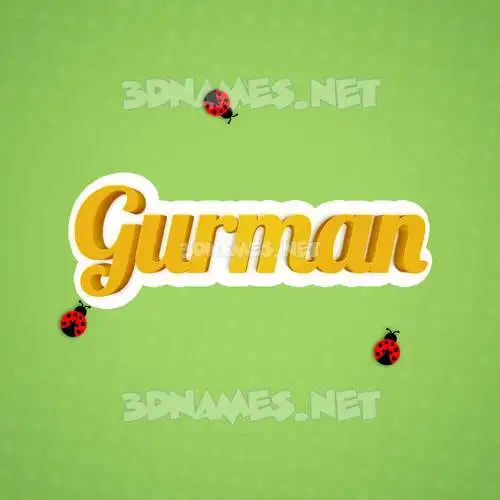 gurman in Ladybugs style - 3D name wallpaper gurman in Ladybugs style - 3D name wallpaper