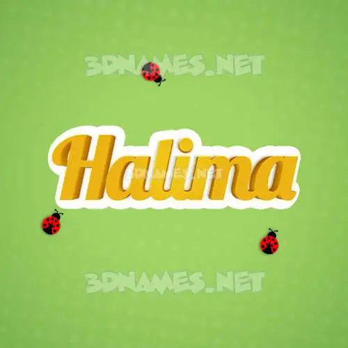 halima in Ladybugs style - 3D name wallpaper halima in Ladybugs style - 3D name wallpaper