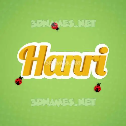 hanri in Ladybugs style - 3D name wallpaper hanri in Ladybugs style - 3D name wallpaper