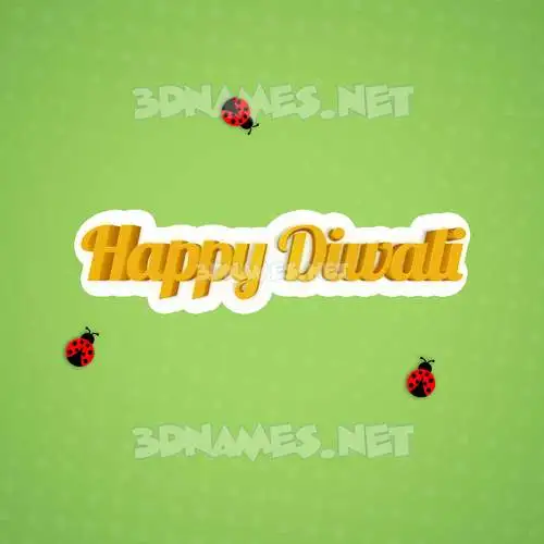 happy diwali in Ladybugs style - 3D name wallpaper happy diwali in Ladybugs style - 3D name wallpaper