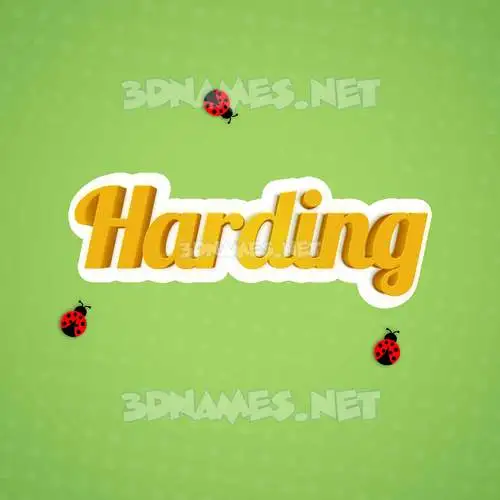 harding in Ladybugs style - 3D name wallpaper harding in Ladybugs style - 3D name wallpaper