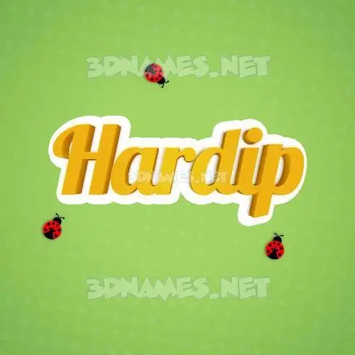 hardip in Ladybugs style - 3D name wallpaper hardip in Ladybugs style - 3D name wallpaper