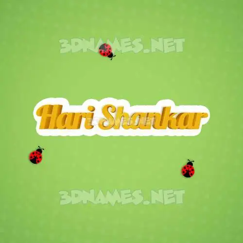 hari shankar in Ladybugs style - 3D name wallpaper hari shankar in Ladybugs style - 3D name wallpaper
