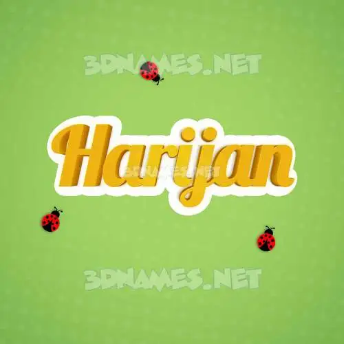 harijan in Ladybugs style - 3D name wallpaper harijan in Ladybugs style - 3D name wallpaper