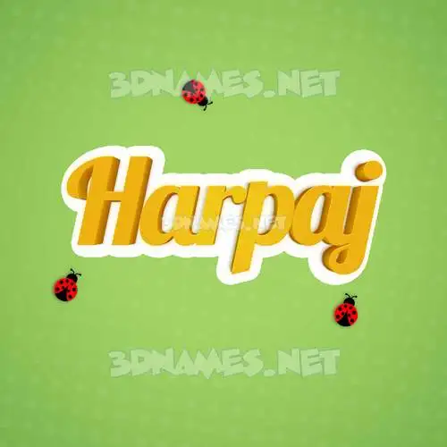 harpaj in Ladybugs style - 3D name wallpaper harpaj in Ladybugs style - 3D name wallpaper