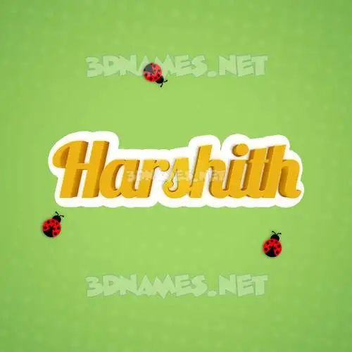 harshith in Ladybugs style - 3D name wallpaper harshith in Ladybugs style - 3D name wallpaper