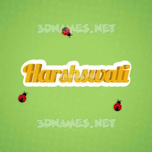 harshswati in Ladybugs style - 3D name wallpaper harshswati in Ladybugs style - 3D name wallpaper
