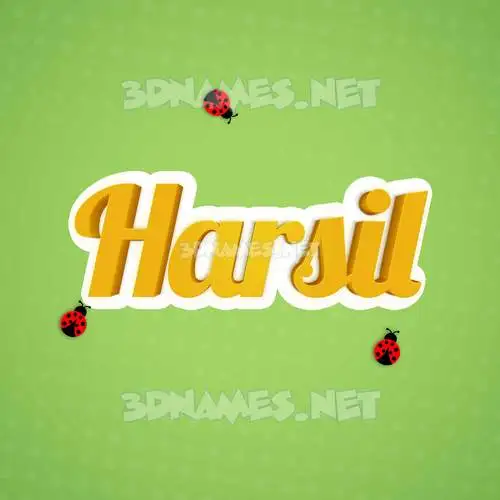 harsil in Ladybugs style - 3D name wallpaper harsil in Ladybugs style - 3D name wallpaper