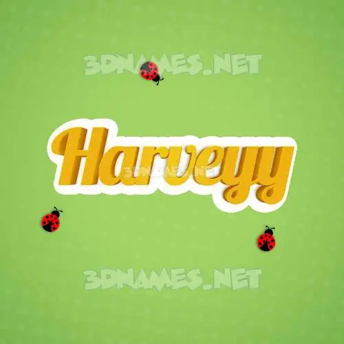 harveyy in Ladybugs style - 3D name wallpaper harveyy in Ladybugs style - 3D name wallpaper