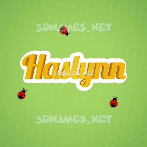 haslynn in Ladybugs style - 3D name wallpaper haslynn in Ladybugs style - 3D name wallpaper