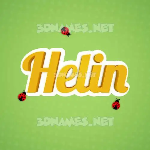 helin in Ladybugs style - 3D name wallpaper helin in Ladybugs style - 3D name wallpaper