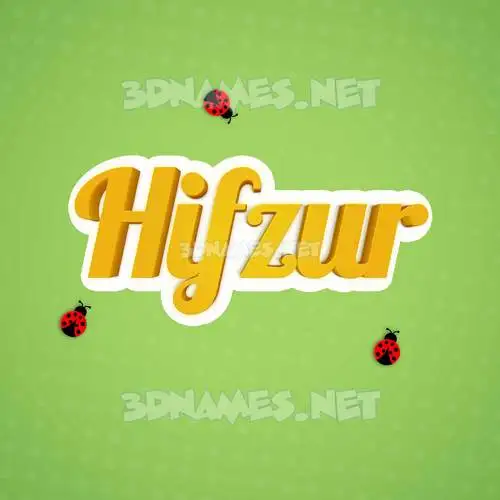 hifzur in Ladybugs style - 3D name wallpaper hifzur in Ladybugs style - 3D name wallpaper