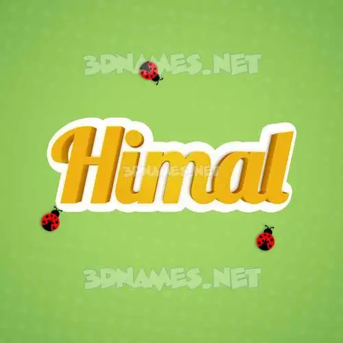 himal in Ladybugs style - 3D name wallpaper himal in Ladybugs style - 3D name wallpaper