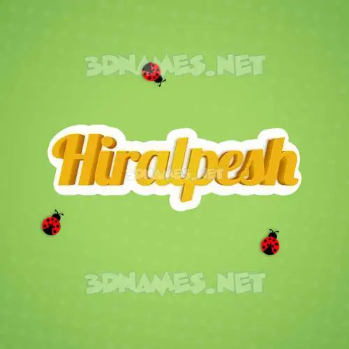 hiralpesh in Ladybugs style - 3D name wallpaper hiralpesh in Ladybugs style - 3D name wallpaper