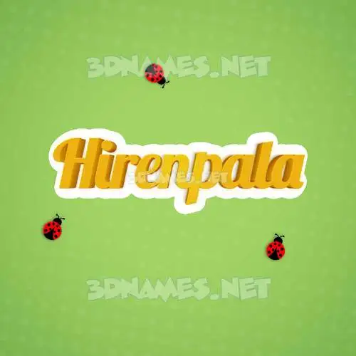 hirenpala in Ladybugs style - 3D name wallpaper hirenpala in Ladybugs style - 3D name wallpaper