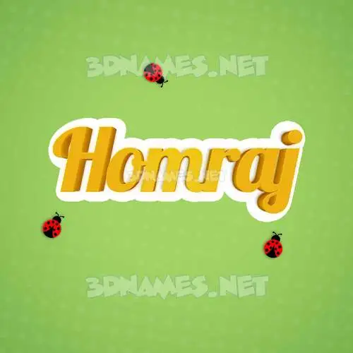 homraj in Ladybugs style - 3D name wallpaper homraj in Ladybugs style - 3D name wallpaper
