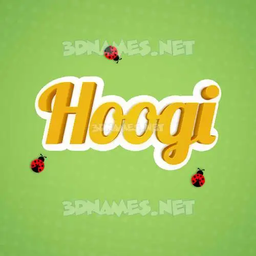hoogi in Ladybugs style - 3D name wallpaper hoogi in Ladybugs style - 3D name wallpaper