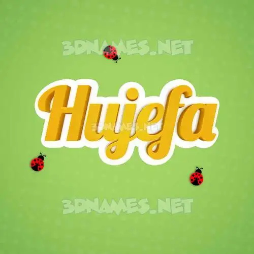 hujefa in Ladybugs style - 3D name wallpaper hujefa in Ladybugs style - 3D name wallpaper