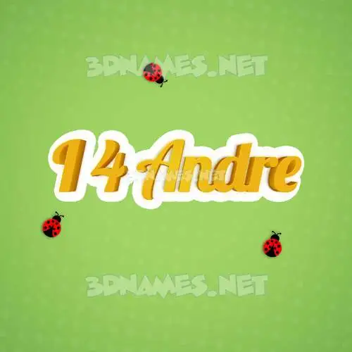 i 4 andre in Ladybugs style - 3D name wallpaper i 4 andre in Ladybugs style - 3D name wallpaper