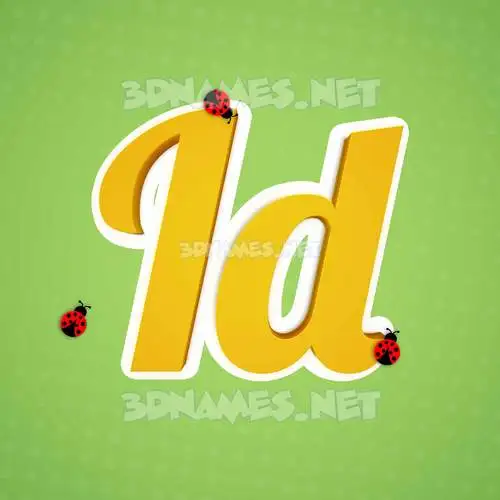 id in Ladybugs style - 3D name wallpaper id in Ladybugs style - 3D name wallpaper