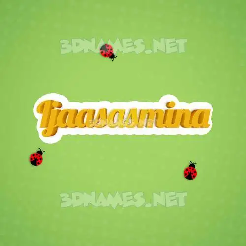 ijaasasmina in Ladybugs style - 3D name wallpaper ijaasasmina in Ladybugs style - 3D name wallpaper