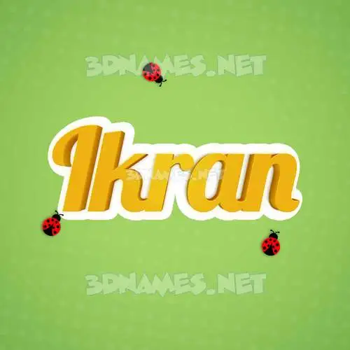 ikran in Ladybugs style - 3D name wallpaper ikran in Ladybugs style - 3D name wallpaper