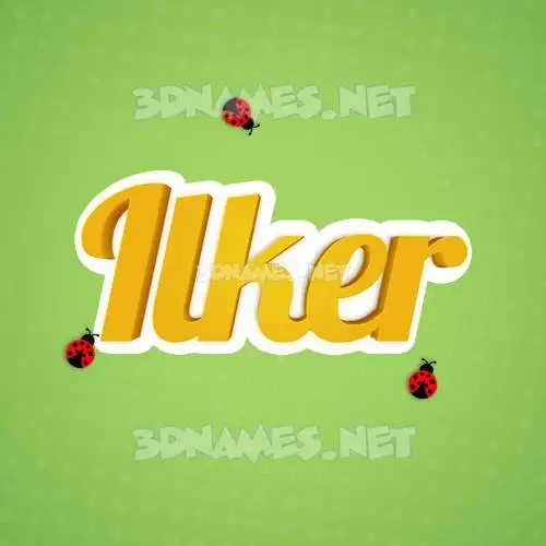 ilker in Ladybugs style - 3D name wallpaper ilker in Ladybugs style - 3D name wallpaper