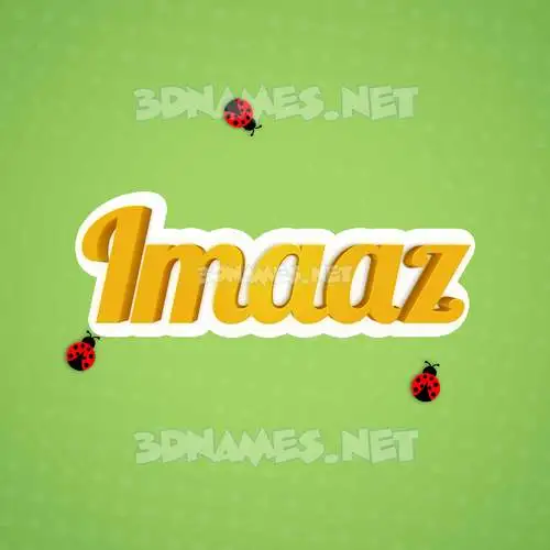 imaaz in Ladybugs style - 3D name wallpaper imaaz in Ladybugs style - 3D name wallpaper